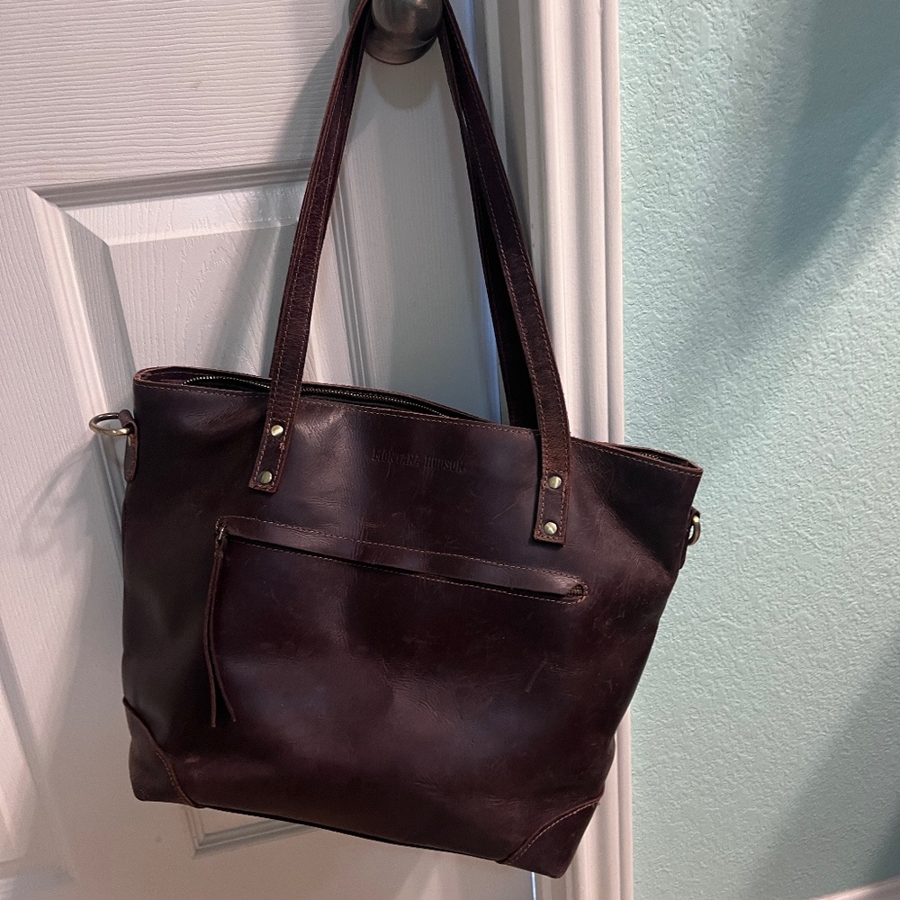 Montana Hudson Leather tote-Eva